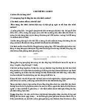 Ôn tập Chu trình cacbon, nito và tài nguyên nước | Môn Môi trường và con người - Đại học Phú Yên