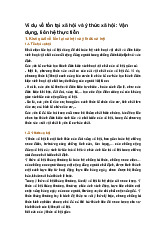 Ví dụ về tồn tại xã hội và ý thức xã hội: Vận dụng, liên hệ thực tiễn