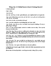 Giải SGK Tiếng Anh 12 Global Success Unit 4 Getting Started