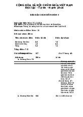 Biên Bản Chấm Điểm Nhóm 9 môn Thống kê trong kinh tế và kinh doanh | Trường Đại học Kinh Tế Quốc Dân