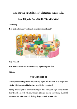 Soạn bài Thư viện biết đi (trang 80) | Tiếng việt 2 sách Kết nối tri thức