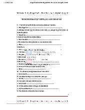 99 English Sentence Rewriting Exercises with Answers - BA English môn English Studies| Trường Đại học Thăng Long