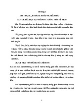 ĐỐI TƯỢNG, PHƯƠNG PHÁP NGHIÊN CỨU VÀ Ý NGHĨA HỌC TẬP MÔN TƯ TƯỞNG | Trường Đại học Quốc tế, Đại học Quốc gia Thành phố Hồ Chí Minh