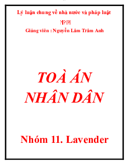 Lý luận chung về nhà nước và pháp luật chỉnh sửa | Đại học Sư Phạm Hà Nội