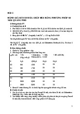 Đánh Giá Hàm Lượng Lipid và Đạm | Thực tập hóa học phân tích | Trường Đại học Khoa học Tự nhiên, Đại học Quốc gia Hà Nội