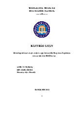Lập kế hoạch chuyến du lịch 4 ngày 3 đêm tại Đà Nẵng nhóm 5 người dựa trên các kiến thức TMĐT đã học | Bài thảo luận TMĐT căn bản