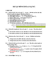 Bài Tập Mã Hóa | An toàn bảo mật thông tin