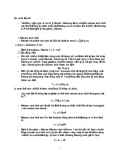Cơ sở lý thuyết bài thực hành vật lý số 4