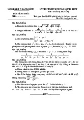 Đề Thi Tuyển Sinh 10 Toán Chuyên Sở GD Quảng Bình 2025-2026 Có Đáp Án