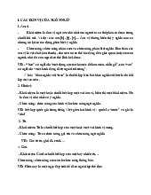 Bài Thuyết Trình 1: Các Đơn Vị và Tín Hiệu Ngôn Ngữ | Môn Dẫn luận ngôn ngữ - Đại học Sư phạm Hà Nội 2