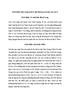 Giới thiệu một công trình ở quê hương em hoặc nơi em ởaTiếng việt 4| Chân trời sáng tạo