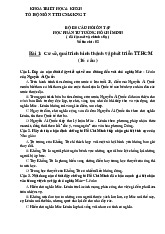 Tổng hợp 120 câu trắc nghiệm ôn tập không đáp án  môn Tư tưởng Hồ Chí Minh   | Trường đại học kinh doanh và công nghệ Hà Nội