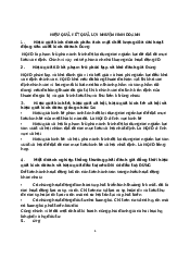 Ôn tập câu hỏi đúng sai cuối kì  - Quản trị kinh doanh| Đại học Kinh Tế Quốc Dân