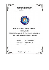 Mô hình quản trị vốn bằng tiền và thực tế công tác quản trị tiền tại tập đoàn Xăng dầu Việt Nam | Bài thảo luận quản trị tài chính