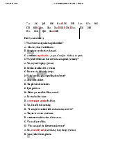 7 A - Practice Questions for Test 1 môn English Studies| Trường Đại học Thăng Long