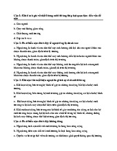 BT Chương 4: Kinh Tế Môi Trường - Đề Thi và Giải Đáp