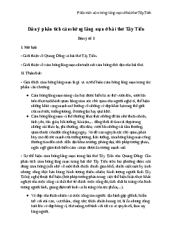 Phân tích cảm hứng lãng mạn ở bài thơ Tây Tiến (2 Dàn ý + 8 mẫu) | Văn mẫu 12