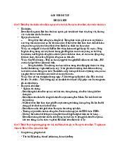 Đề cương ôn tập môn dược liệu | Học viện Nông nghiệp Việt Nam