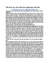 Viết đoạn văn nêu ý kiến lớp 4 Ngắn gọn (20 mẫu)