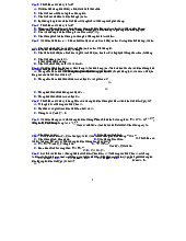 Đề cương trắc nghiệm ôn tập môn Vật lý đại cương 2  | Trường Đại học Bách Khoa Hà Nội