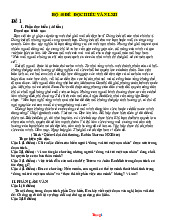 40 Đề Đọc Hiểu Và Nghị Luận Xã Hội Văn 9 Có Đáp Án