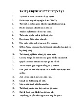 Bài tập định ngữ thì hiện tại | Học viện Hành chính Quốc gia