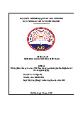 Những biến đổi của văn hóa Việt Nam trong quá trình giao lưu tiếp biến với văn hóa phương tây | Tiểu luận cơ sở văn hóa Việt Nam