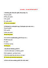 TOP Câu hỏi trắc nghiệm Môn Marketing quốc tế | Đại học Kinh Tế Quốc Dân