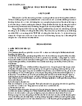 Chuyên sâu về cấu trúc tế bào - Sinh đại cương | Trường Đại học Khoa học Tự nhiên, Đại học Quốc gia Thành phố Hồ Chí Minh