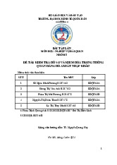 Kiểm Tra Hồ Sơ và Kiểm Hóa Hàng Nhập Khẩu | Môn Nghiệp vụ hải quan - Đại học Kinh Tế Quốc Dân