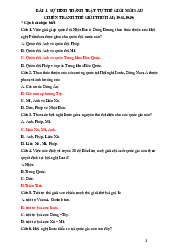 Ôn tập Sử thi môn Lịch sử Đảng | Đại Học Hà Nội