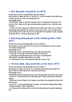 Giải SGK Lịch sử 7 Bài 15: Cuộc kháng chiến chống quân Tống xâm lược của nhà Lý (1075-1077) | Cánh diều