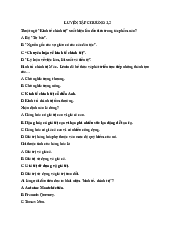 Bài tập trắc nghiệm Chương 1,2 - Kinh tế chính trị | Đại Học Hà Nội