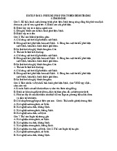 Ôn tập bài 3: Phát hiện bệnh trong cộng đồng | Dược dịch tễ