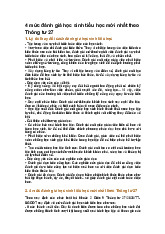 4 mức đánh giá học sinh tiểu học mới nhất theo Thông tư 27