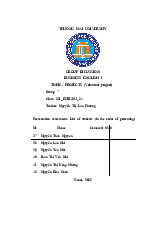 Volunteer Projects | Bài thảo luận tiếng anh thương mại