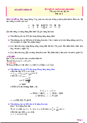 Đề thi các năm về trước - Xác suất thống kê | Trường Đại học Khoa học Tự nhiên, Đại học Quốc gia HCM