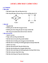 Giáo Án Dạy Thêm Hình 8 Chủ Đề Hình Thoi Hình Vuông