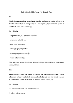 Giải Tiếng Anh 8 Unit 2: CLIL | Friends Plus