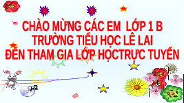 Giáo án điện tử Tiếng việt 1 bài 6 Chân trời sáng tạo: Học vần: O, o