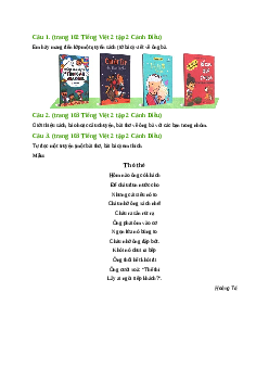 Giải SGK môn Tiếng việt 2 - Bài 12: Đọc sách báo viết về ông bà (2) | Cánh Diều