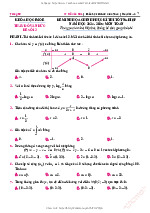 Đề minh họa chinh phục kì thi tốt nghiệp năm học 2024 - 2025; môn Toán