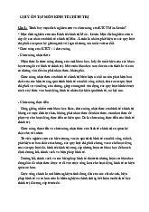 Gợi ý ôn tập môn Kinh tế chính trị | Học viện Phụ nữ Việt Nam