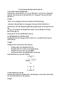 Giải Lịch sử 6 Bài 18: Vương quốc Chăm-pa | Cánh diều