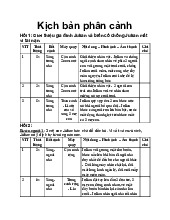 Kịch bản Giới thiệu gia đình Julian và biến cố chồng Julian mất vì tai nạn môn Kịch bản phân cảnh | Học viện Công Nghệ Bưu Chính Viễn Thông