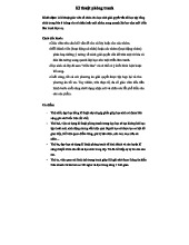 Kĩ Thuật Phòng Tranh - Phương Pháp Dạy Học Hiệu Quả