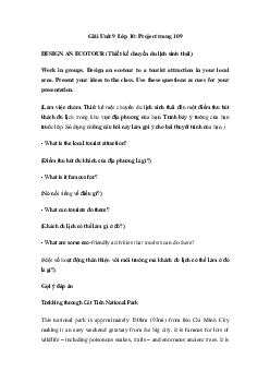 Tiếng Anh 10 Unit 9: Project - Kết Nối Trí Thức