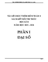 Tài liệu học thêm môn Toán 8 sách Kết Nối Tri Thức Với Cuộc Sống học kì 2