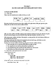 Bài giảng Cấu trúc dữ liệu và Giải thuật (CTDL & GT) - Chương 2: Danh sách liên kết đôi và Vòng