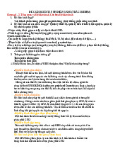 Đề cương Ôn tập Hệ Điều Hành - Thi Trắc Nghiệm 2023